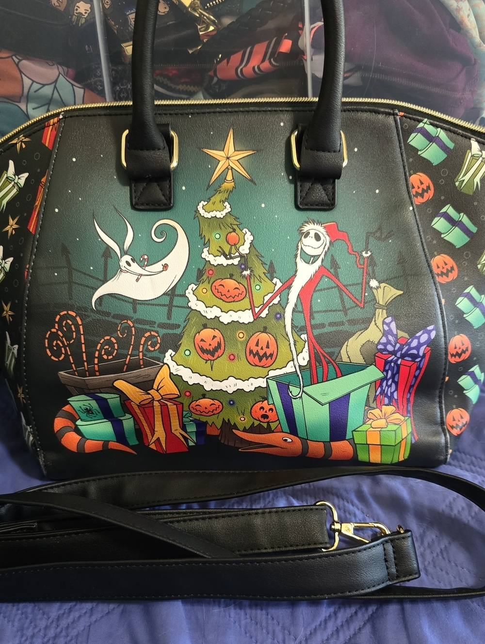 Loungefly Disney The Nightmare Before Christmas Jack Presents Satchel, original